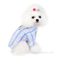 Eco-friendly nice look stripe cotton summer dog shirt